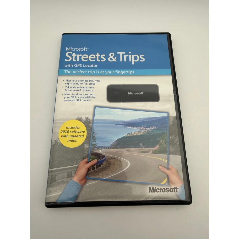 Microsoft Streets & Trips 2010 PC Software DVD X15-74495-01 No Locator Module